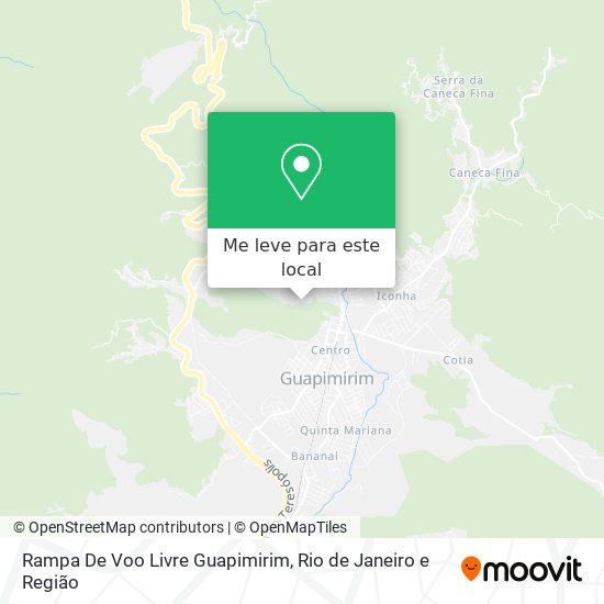 Rampa De Voo Livre Guapimirim mapa