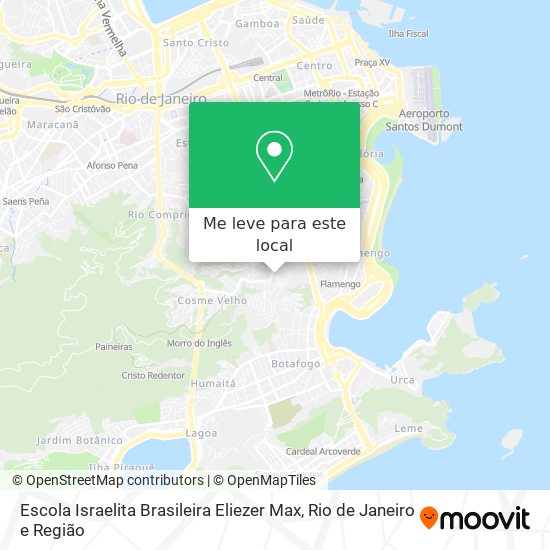 Escola Israelita Brasileira Eliezer Max mapa