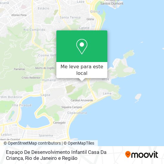 Espaço De Desenvolvimento Infantil Casa Da Criança mapa