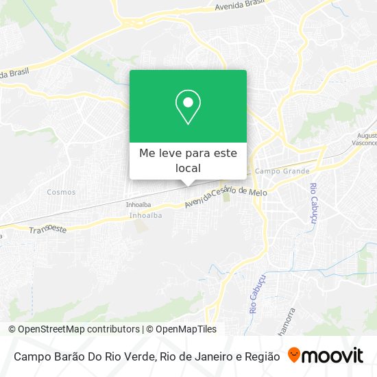Campo Barão Do Rio Verde mapa