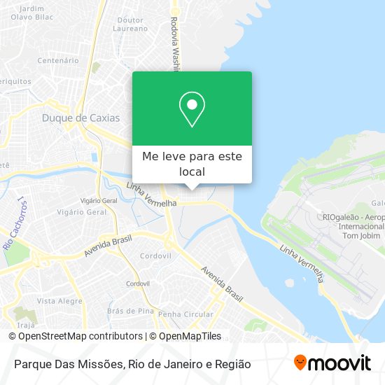 Parque Das Missões mapa