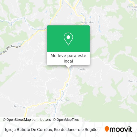 Igreja Batista De Corrêas mapa
