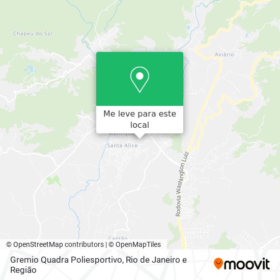 Gremio Quadra Poliesportivo mapa