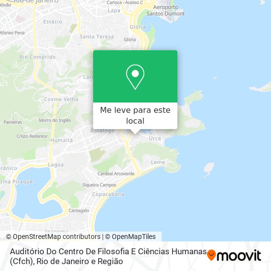 Auditório Do Centro De Filosofia E Ciências Humanas (Cfch) mapa