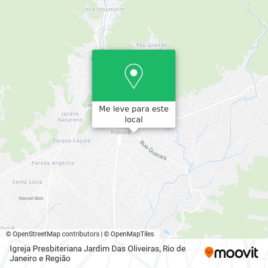 Igreja Presbiteriana Jardim Das Oliveiras mapa