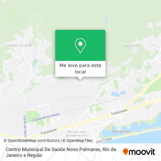 Centro Municipal De Saúde Novo Palmares mapa
