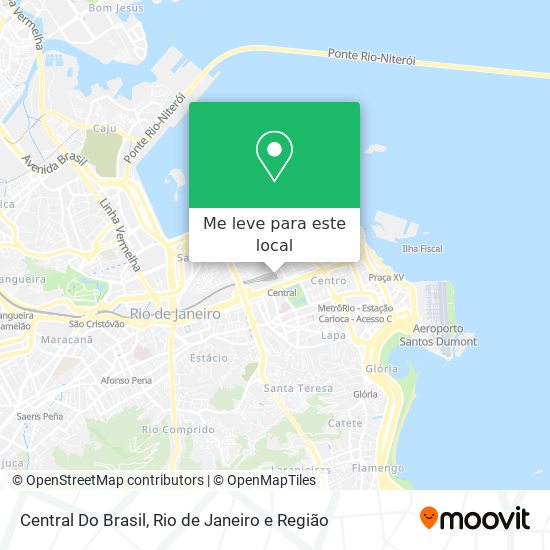 Central Do Brasil mapa