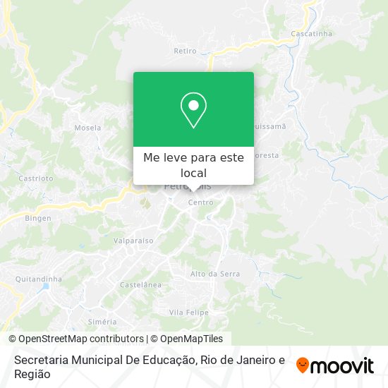 Secretaria Municipal De Educação mapa