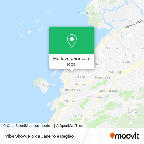 Vibe Show mapa