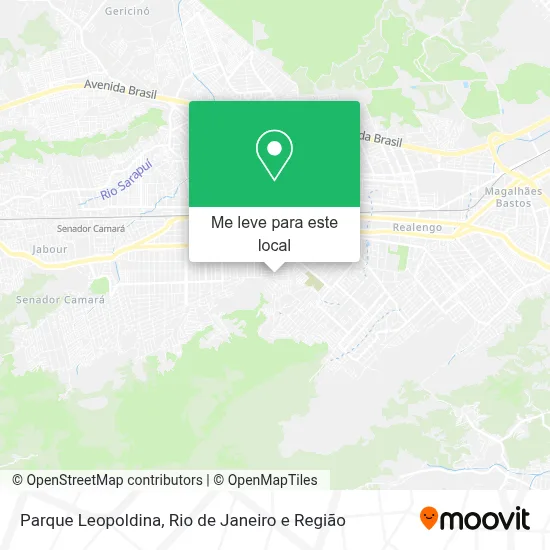 Parque Leopoldina mapa