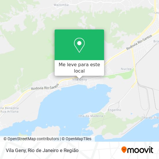 Vila Geny mapa