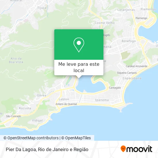 Pier Da Lagoa mapa