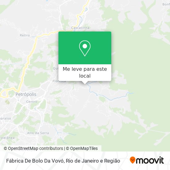 Fábrica De Bolo Da Vovó mapa