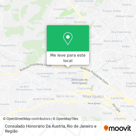 Consulado Honorário Da Áustria mapa