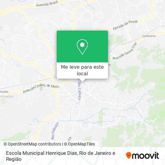 Escola Municipal Henrique Dias mapa