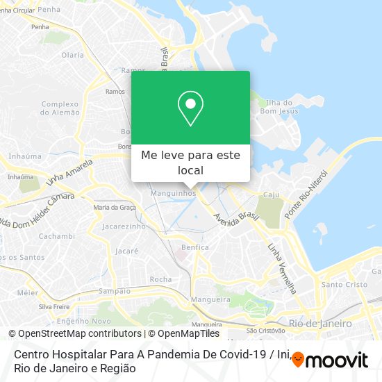 Centro Hospitalar Para A Pandemia De Covid-19 / Ini mapa