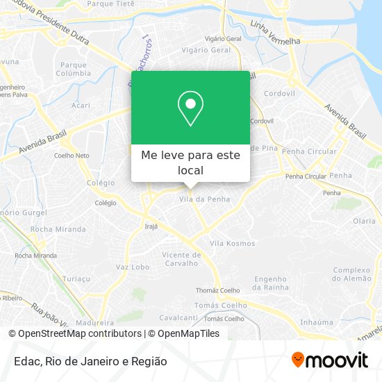 Edac mapa