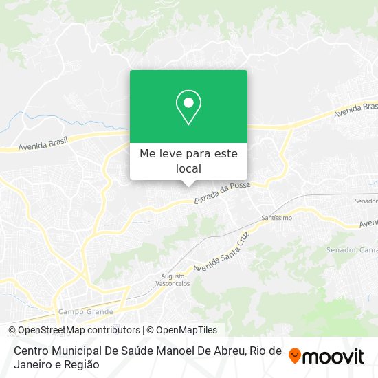 Centro Municipal De Saúde Manoel De Abreu mapa