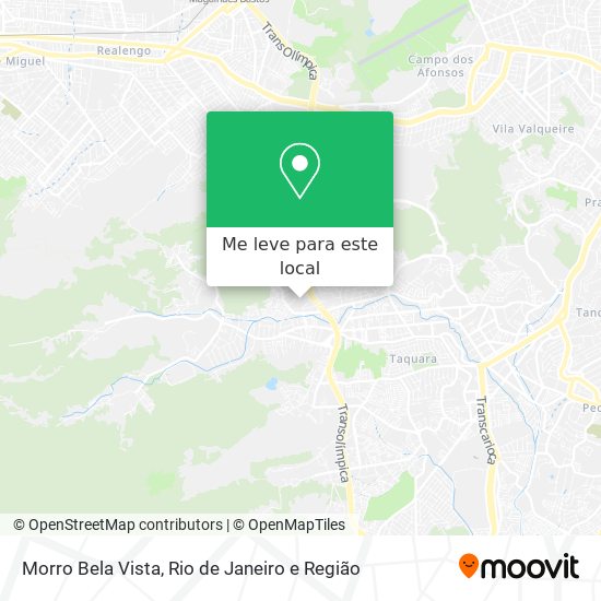 Morro Bela Vista mapa