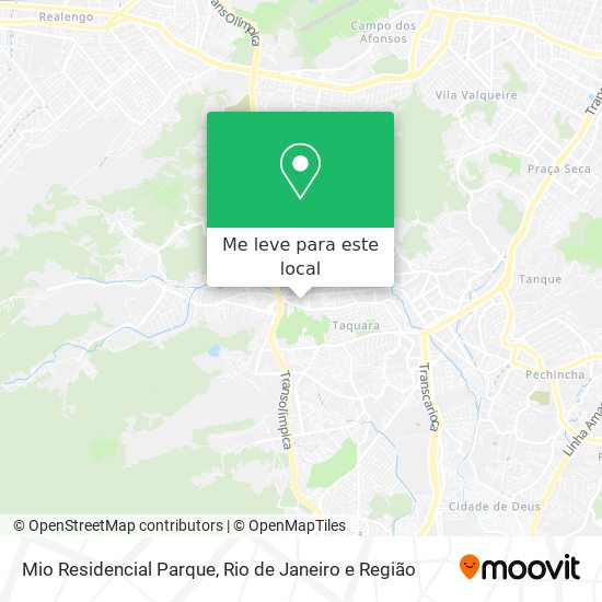 Mio Residencial Parque mapa