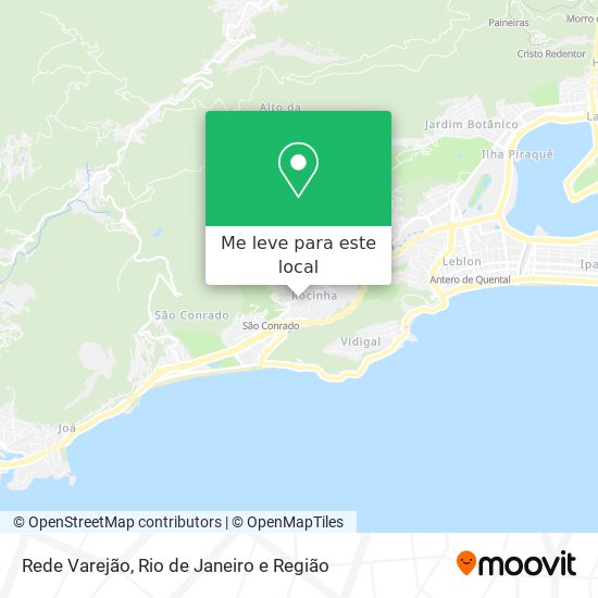 Rede Varejão mapa