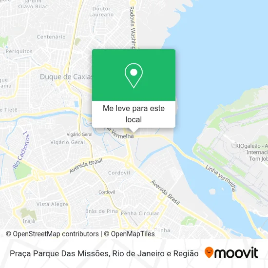 Praça Parque Das Missões mapa
