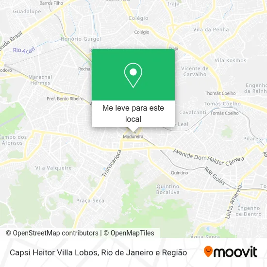 Capsi Heitor Villa Lobos mapa