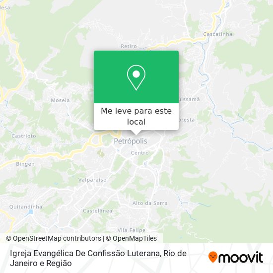 Igreja Evangélica De Confissão Luterana mapa