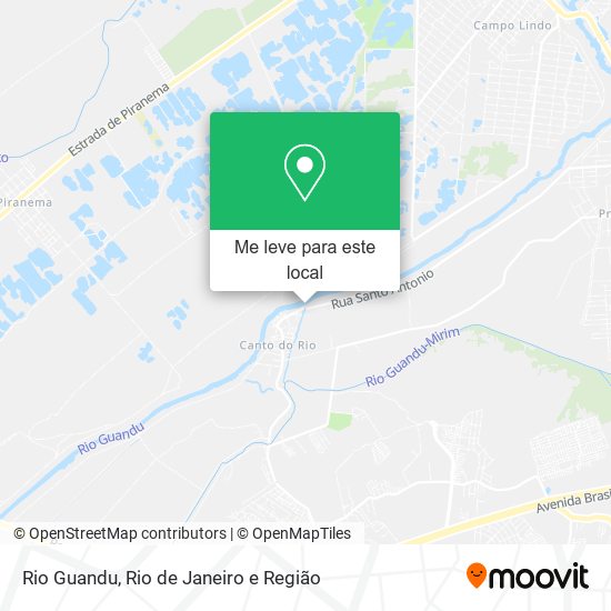 Rio Guandu mapa
