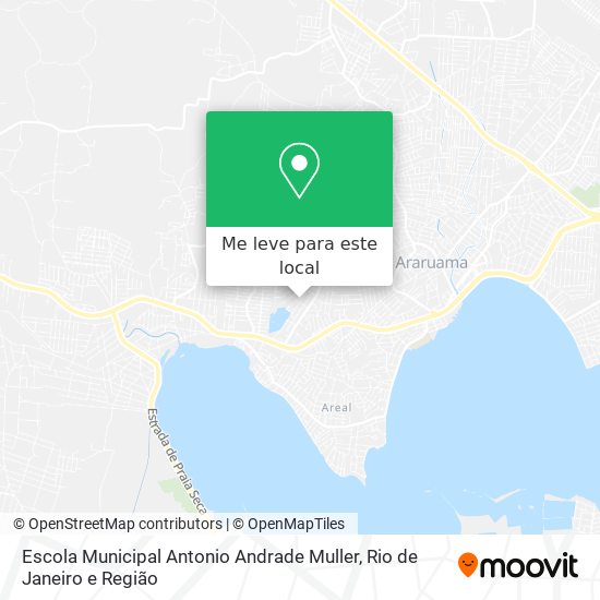 Escola Municipal Antonio Andrade Muller mapa