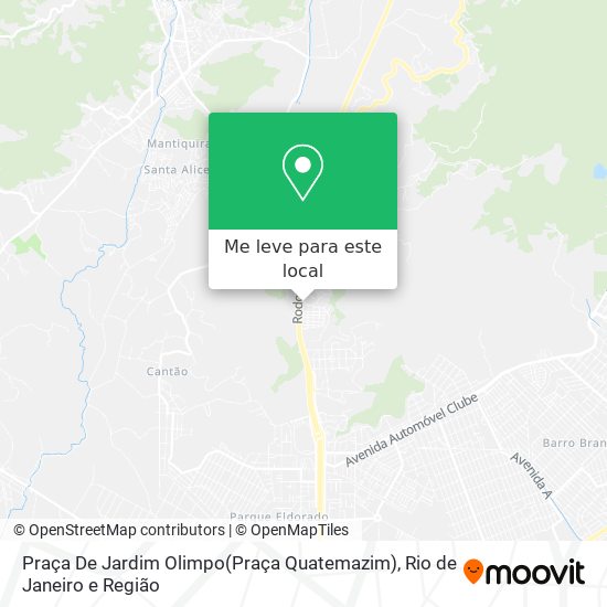 Praça De Jardim Olimpo(Praça Quatemazim) mapa