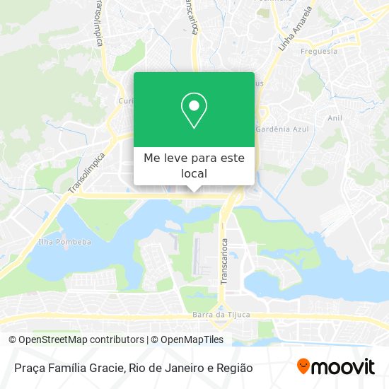 Praça Família Gracie mapa