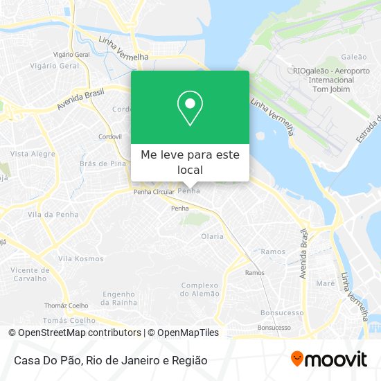 Casa Do Pão mapa