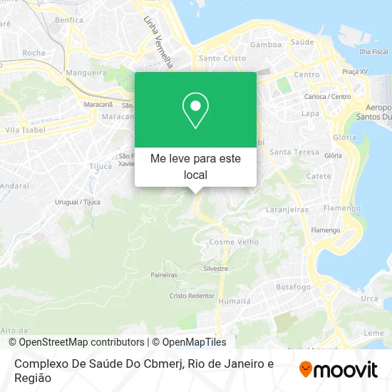 Complexo De Saúde Do Cbmerj mapa