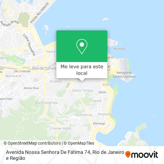 Avenida Nossa Senhora De Fátima 74 mapa