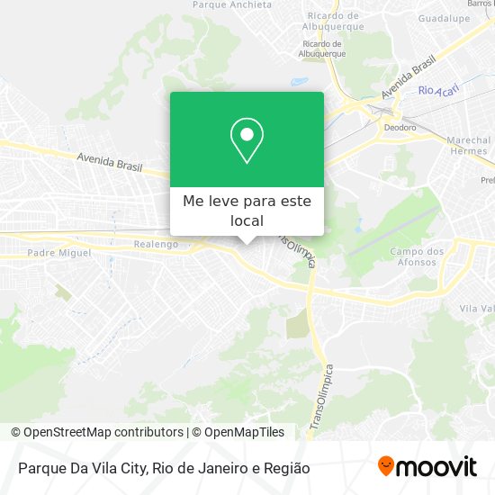 Parque Da Vila City mapa