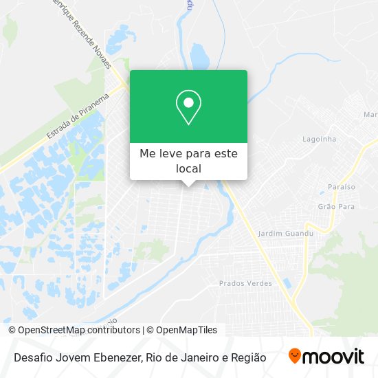 Desafio Jovem Ebenezer mapa