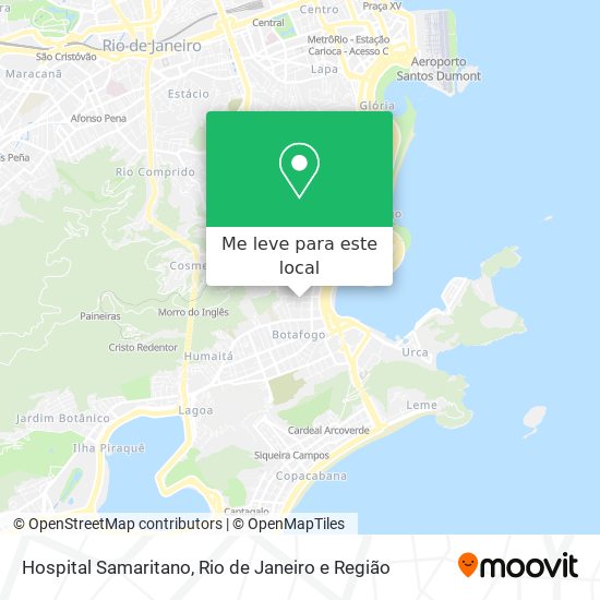 Hospital Samaritano mapa