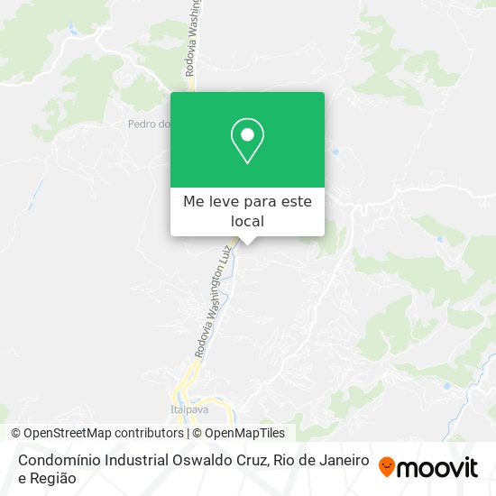 Condomínio Industrial Oswaldo Cruz mapa