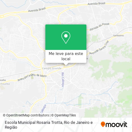 Escola Municipal Rosaria Trotta mapa