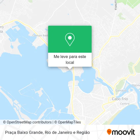 Praça Baixo Grande mapa