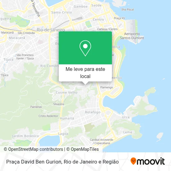 Praça David Ben Gurion mapa