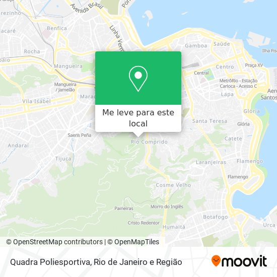 Quadra Poliesportiva mapa