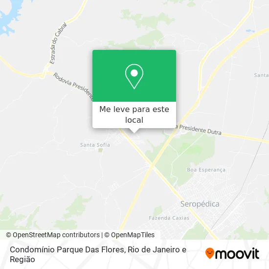 Condomínio Parque Das Flores mapa