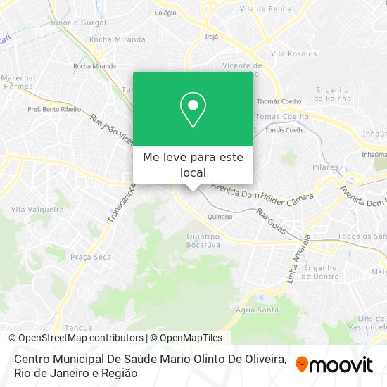 Centro Municipal De Saúde Mario Olinto De Oliveira mapa