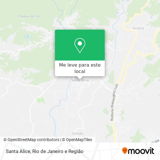 Santa Alice mapa