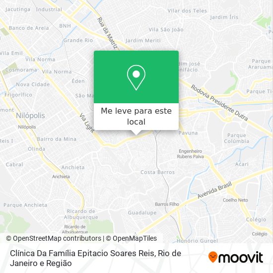 Clínica Da Família Epitacio Soares Reis mapa