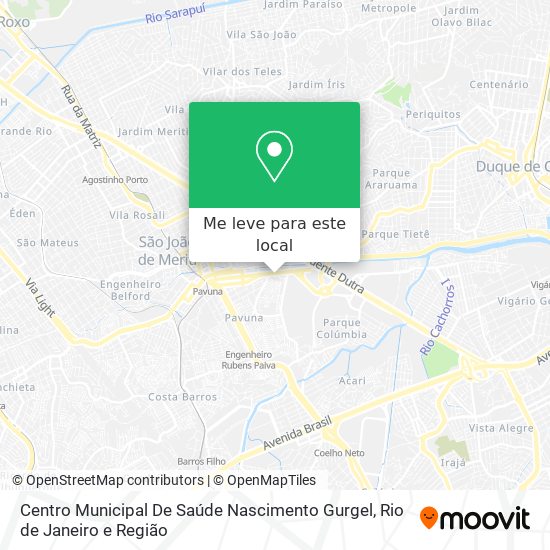 Centro Municipal De Saúde Nascimento Gurgel mapa