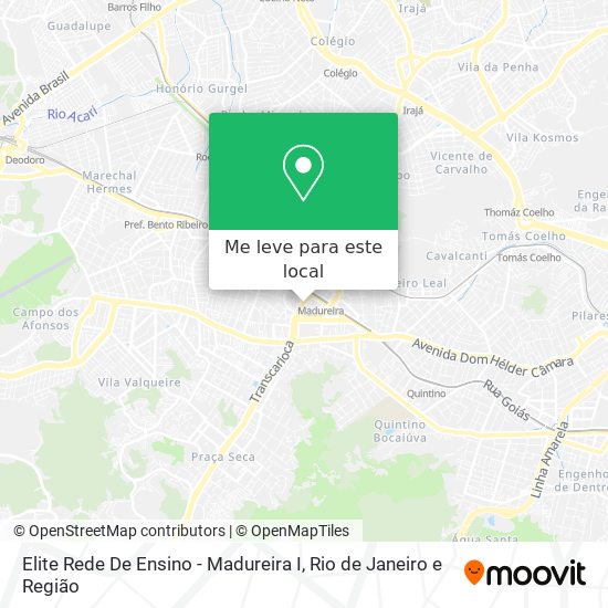 Elite Rede De Ensino - Madureira I mapa