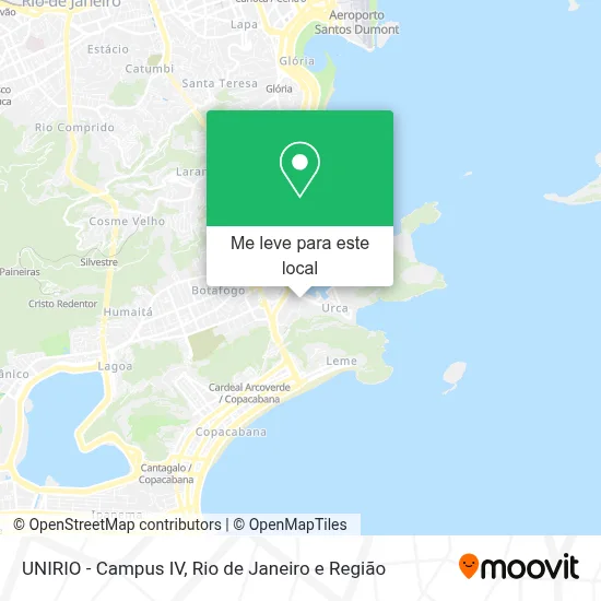 UNIRIO - Campus IV mapa